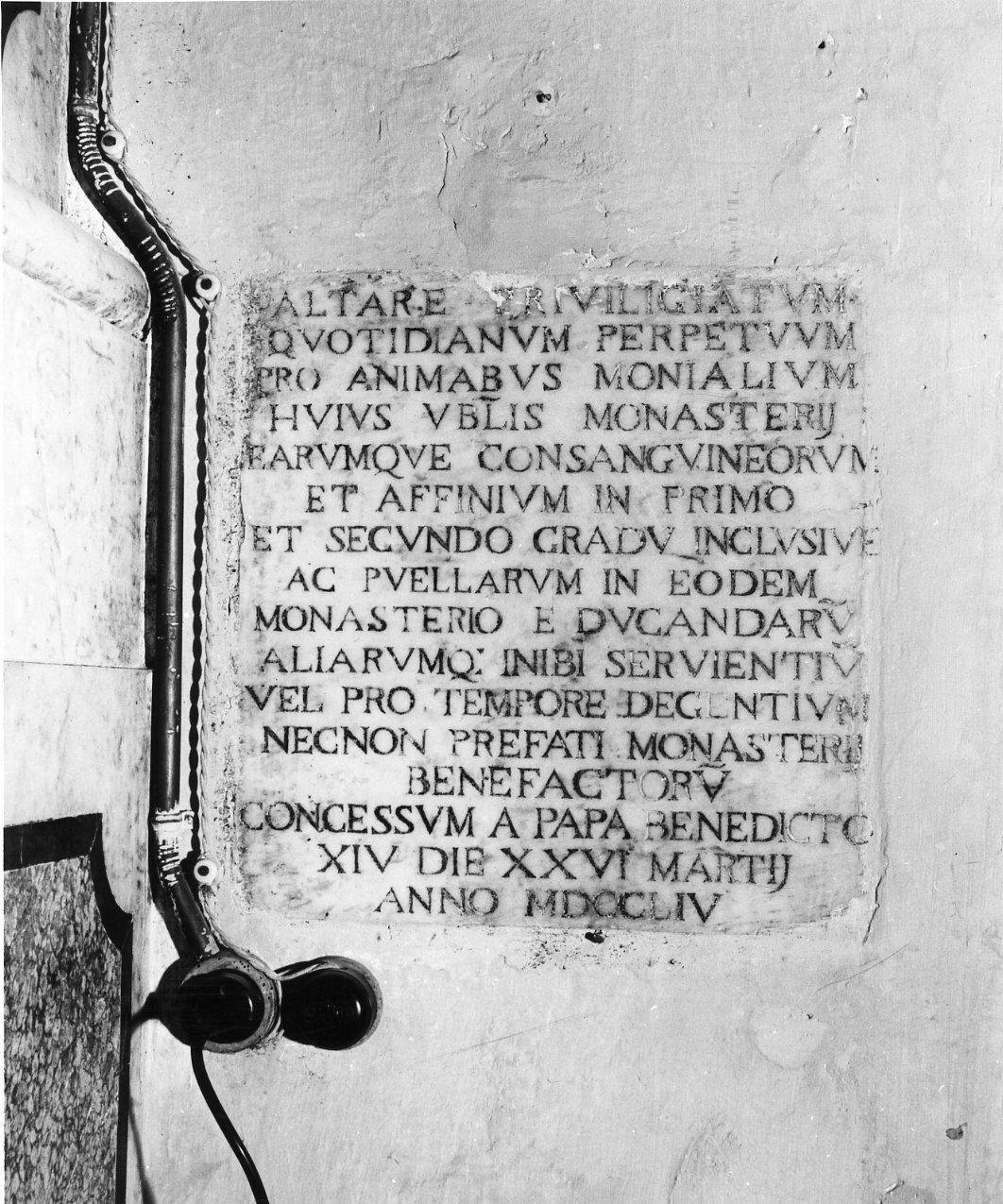 lapide commemorativa - bottega napoletana (sec. XVIII)