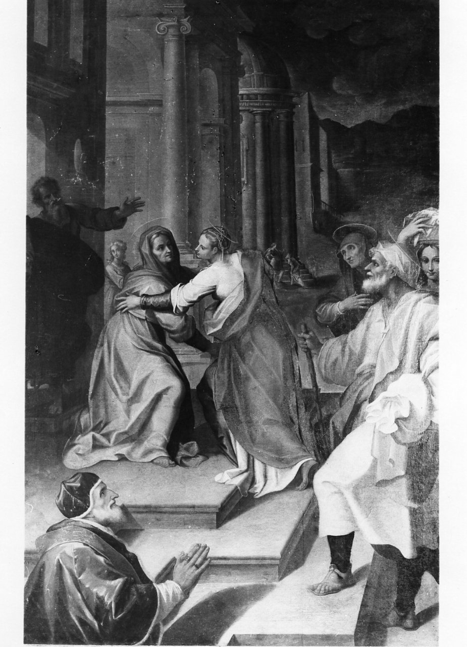 visitazione (dipinto) di Malinconico Nicola (prima metà sec. XVIII)