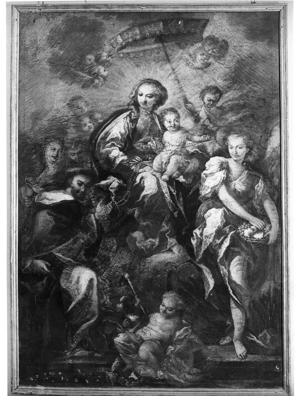 Madonna con Bambino e Santi (dipinto) - ambito napoletano (prima metà sec. XVIII)