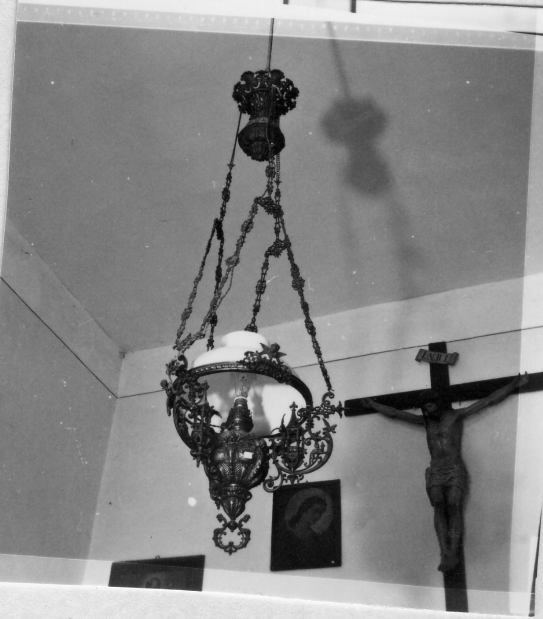 lampada pensile, serie - bottega campana (sec. XIX)