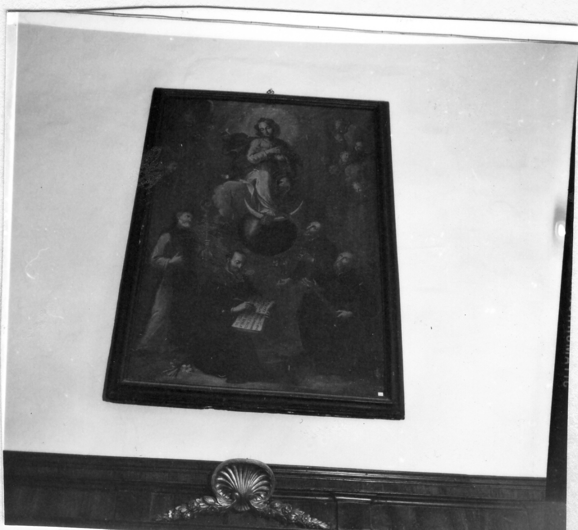 Immacolata concezione e santi (dipinto) - ambito napoletano (seconda metà sec. XVIII)