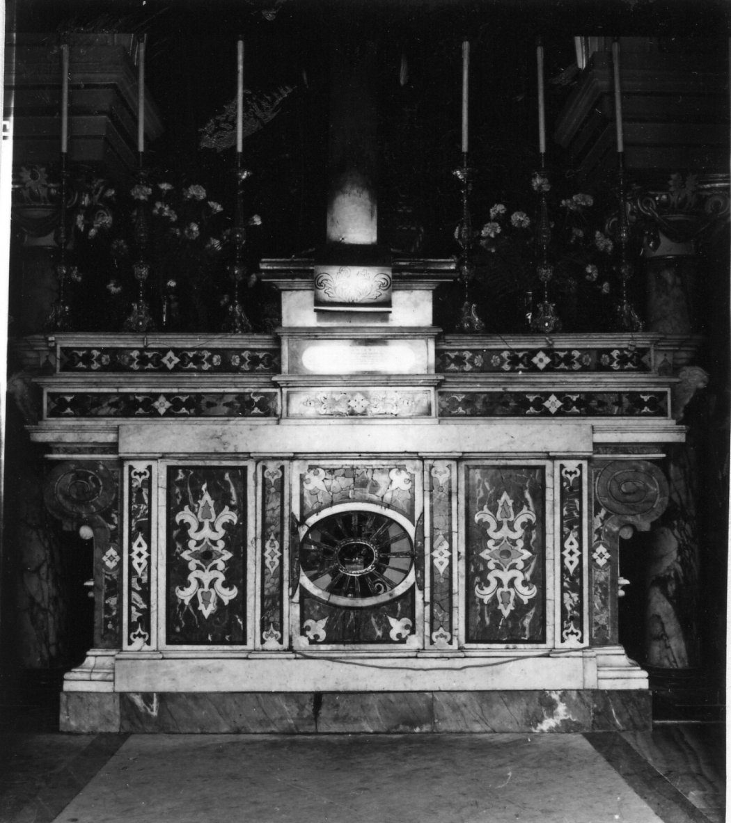 altare - bottega napoletana (fine sec. XVIII)