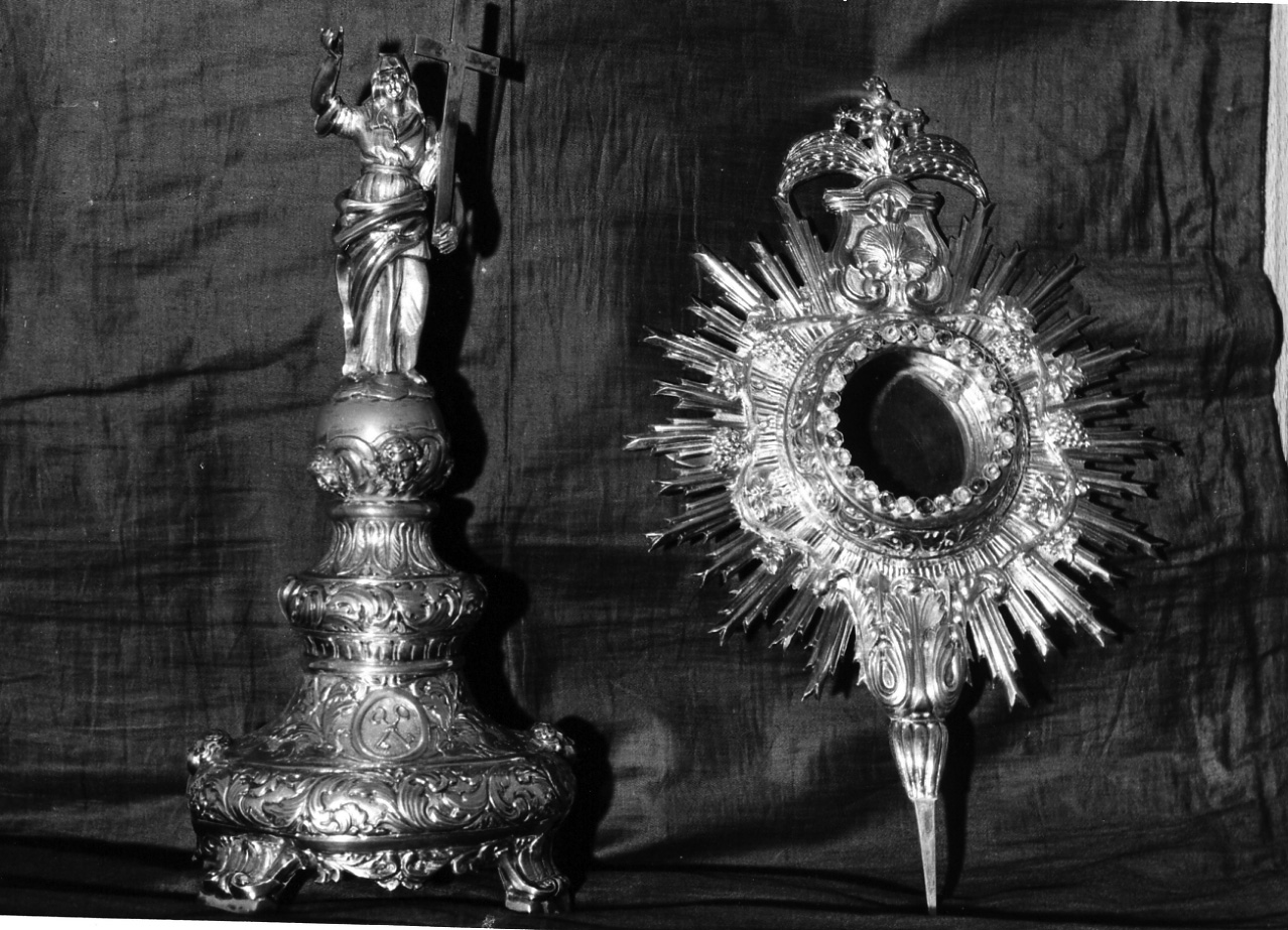 ostensorio - bottega napoletana (metà sec. XVIII)