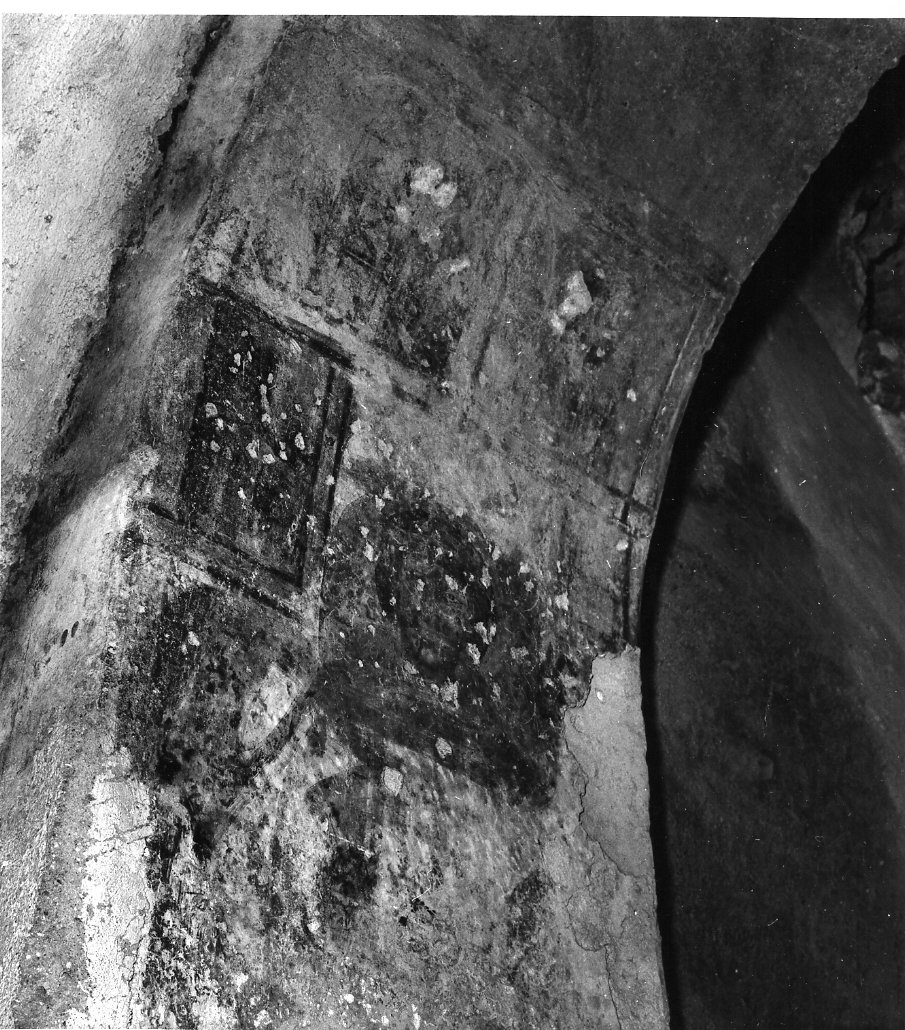 Santo monaco (dipinto, frammento) - ambito napoletano (sec. XIV)