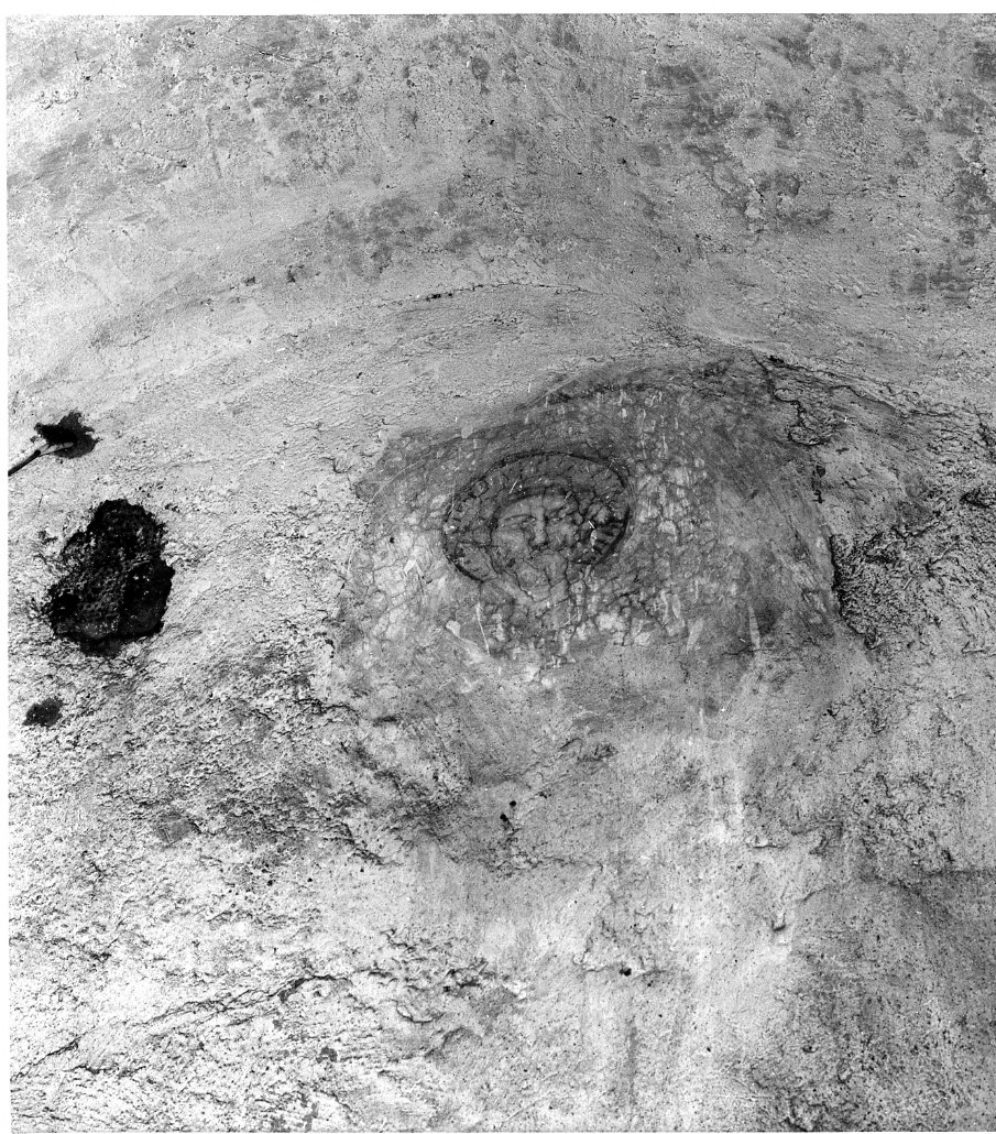 Santo (dipinto, frammento) - ambito napoletano (sec. XIV)