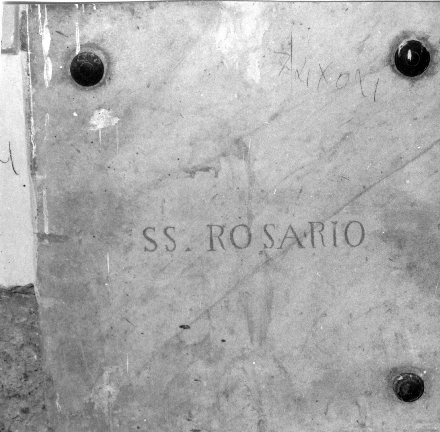 lapide - bottega napoletana (sec. XVIII)