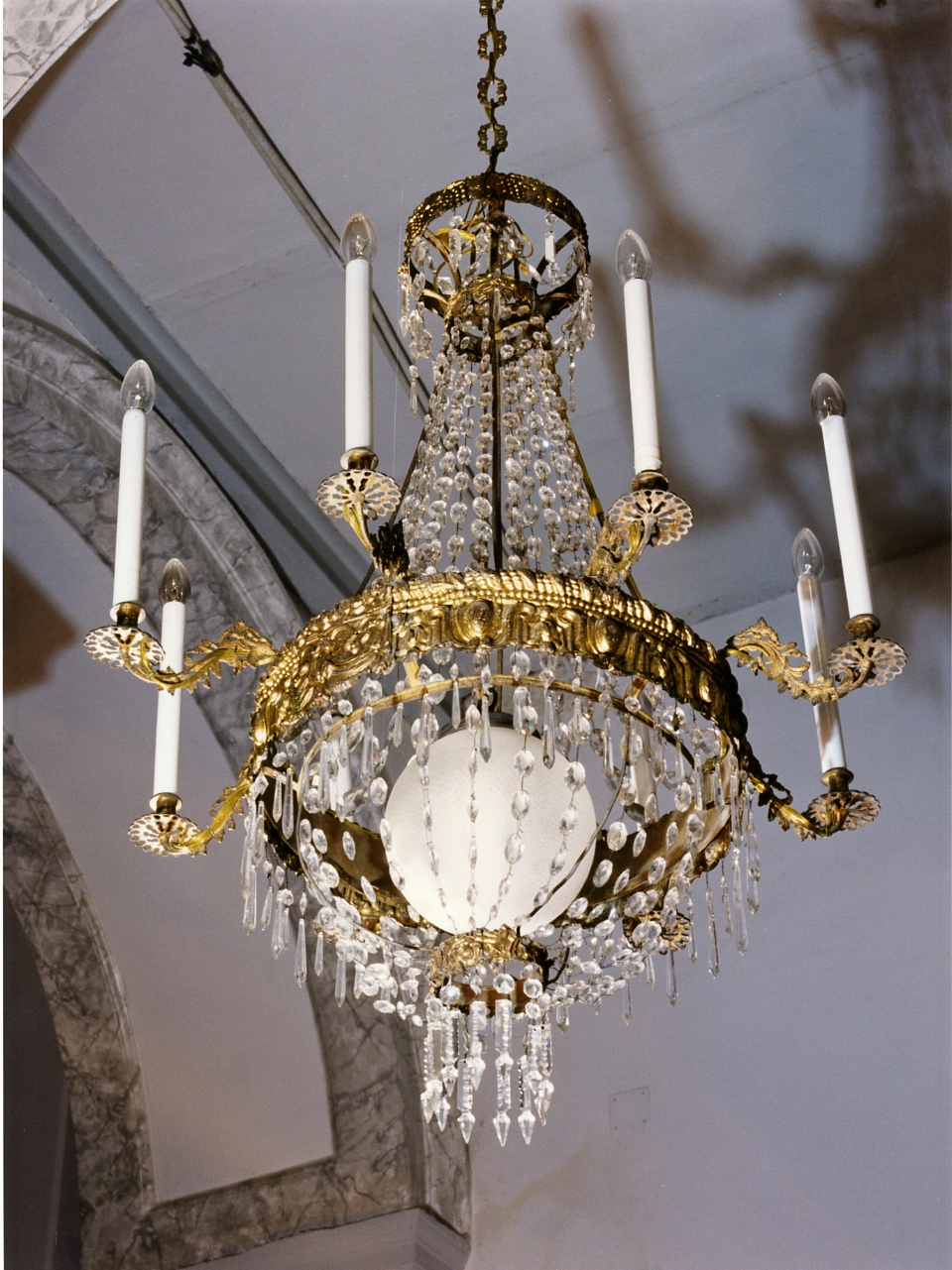 lampadario - bottega muranese (fine sec. XIX)