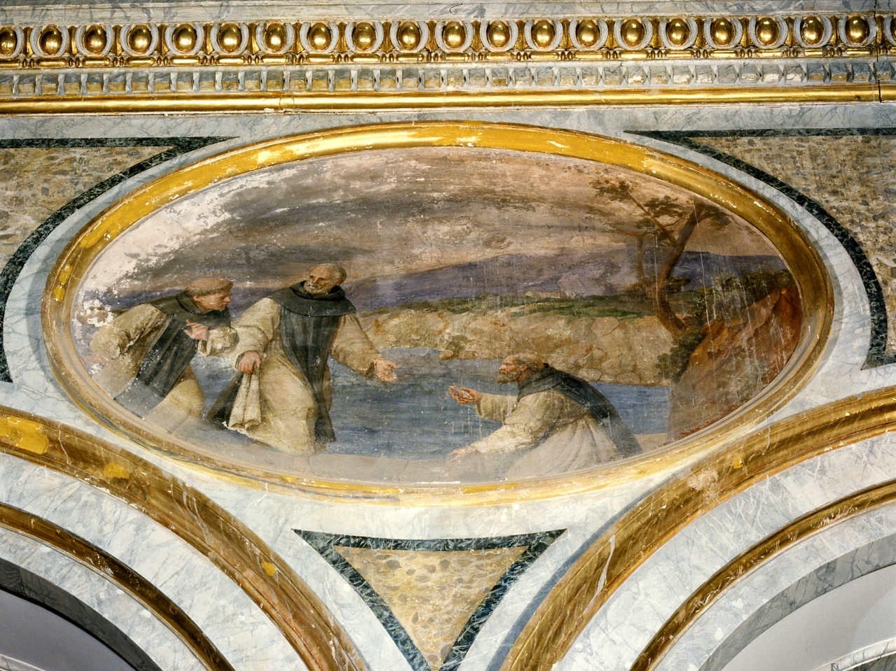 Sant'Antonino e la pesca miracolosa (dipinto) - ambito napoletano (prima metà sec. XVII)