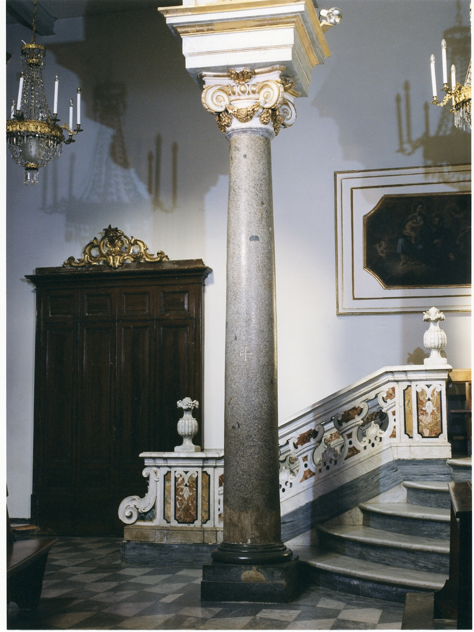 colonna - bottega napoletana (sec. XVIII)
