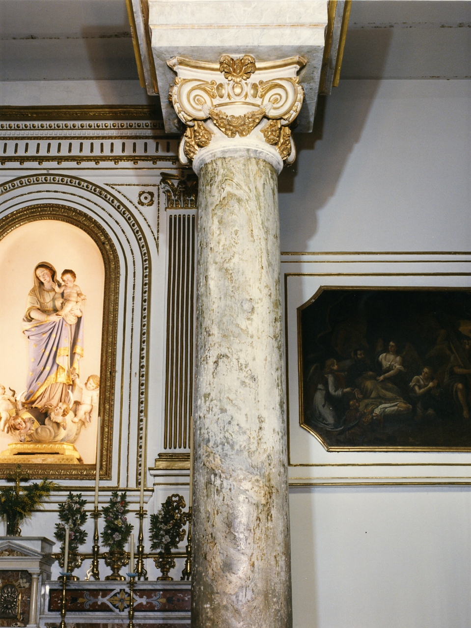 colonna - bottega napoletana (sec. XVIII)