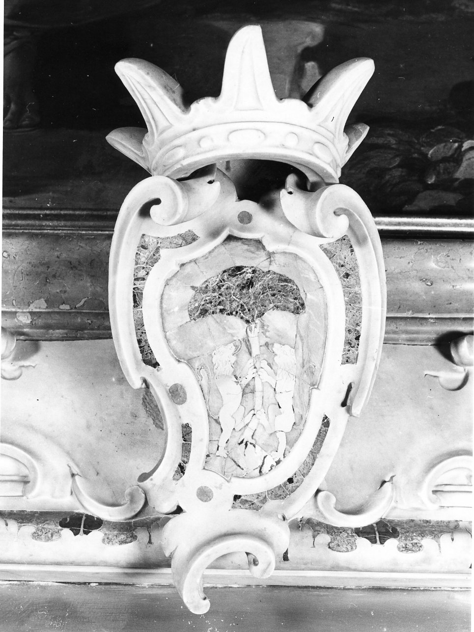 stemma (rilievo) - bottega napoletana (prima metà sec. XVIII)