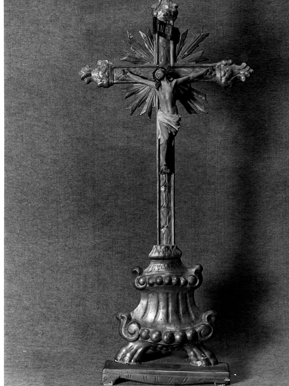 croce d'altare - bottega napoletana (seconda metà sec. XVII)