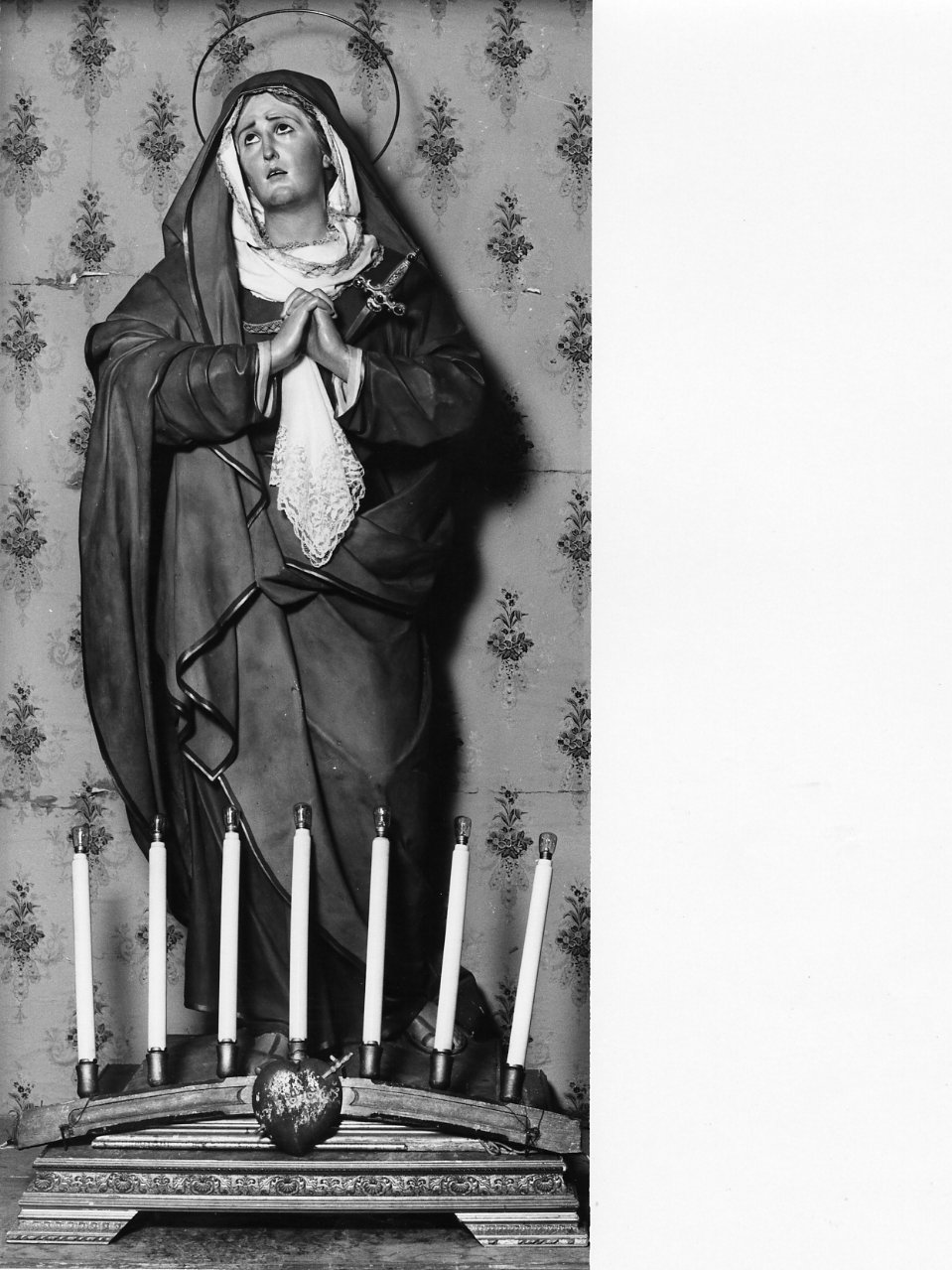 Madonna Addolorata (statua) - bottega napoletana (prima metà sec. XX)