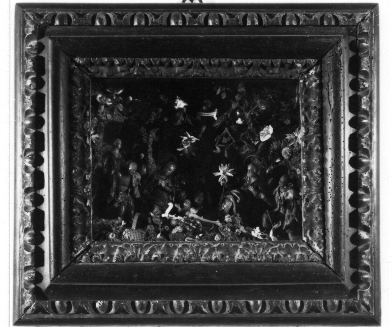 natività di Gesù (presepio) - bottega napoletana (metà sec. XIX)