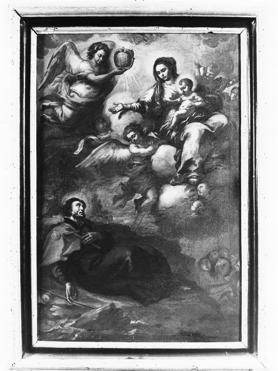 apparizione della Madonna a San Francesco Saverio (dipinto) - ambito napoletano (sec. XVIII)