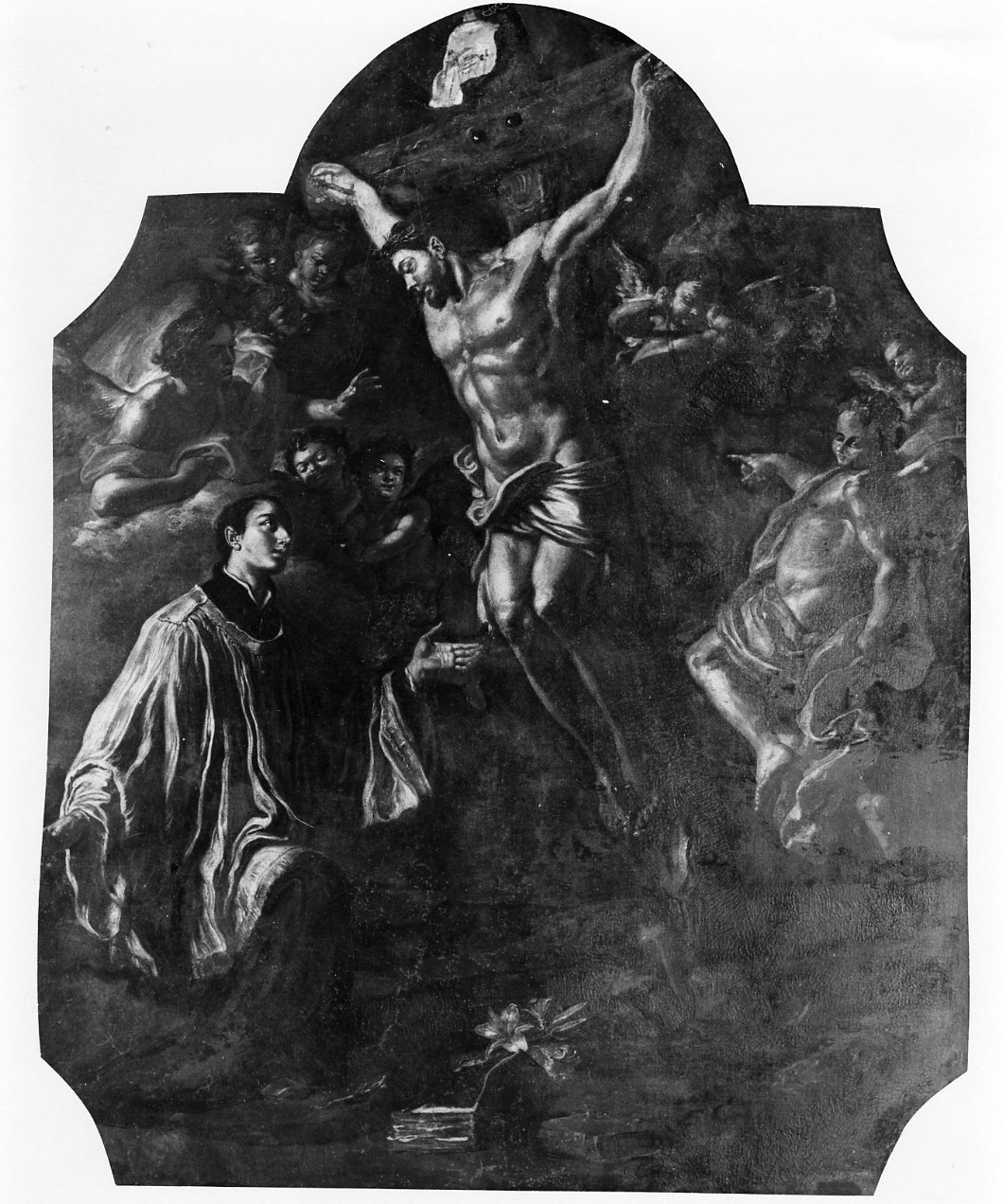 crocifissione (dipinto) - ambito napoletano (seconda metà sec. XVIII)