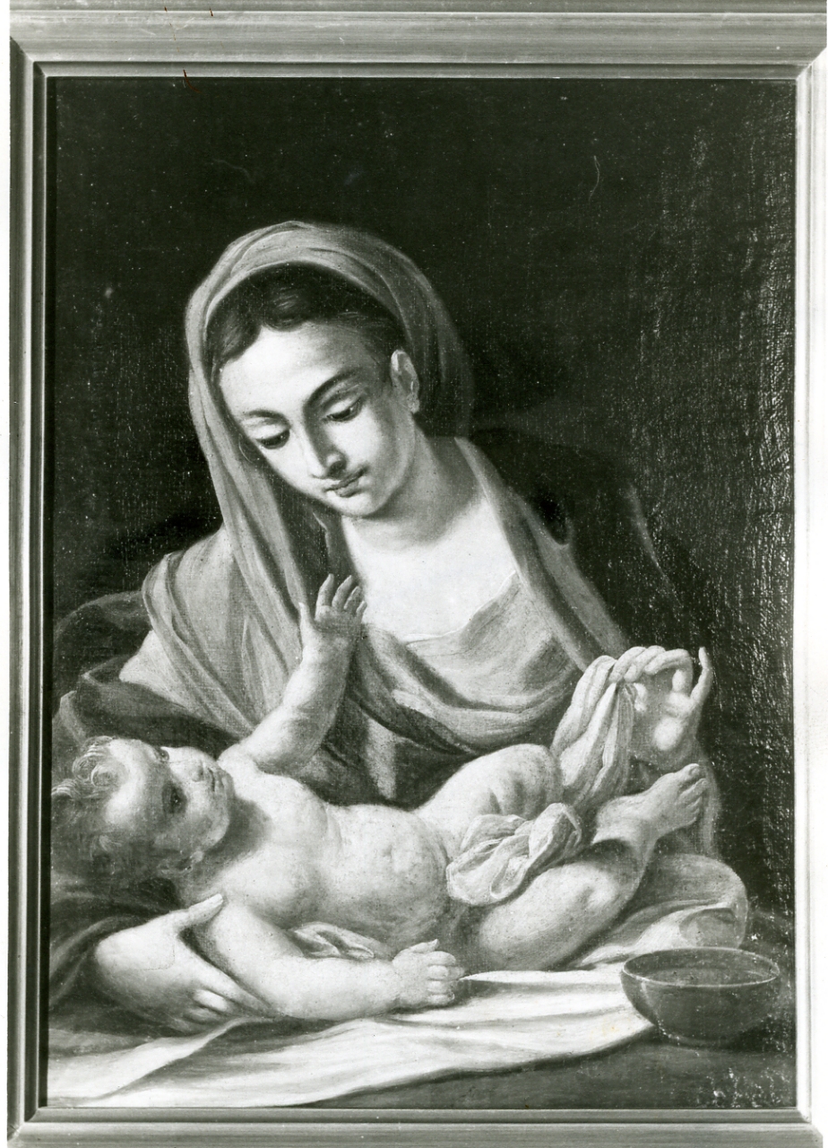 Madonna con Bambino (dipinto) di De Mura Francesco (metà sec. XVIII)