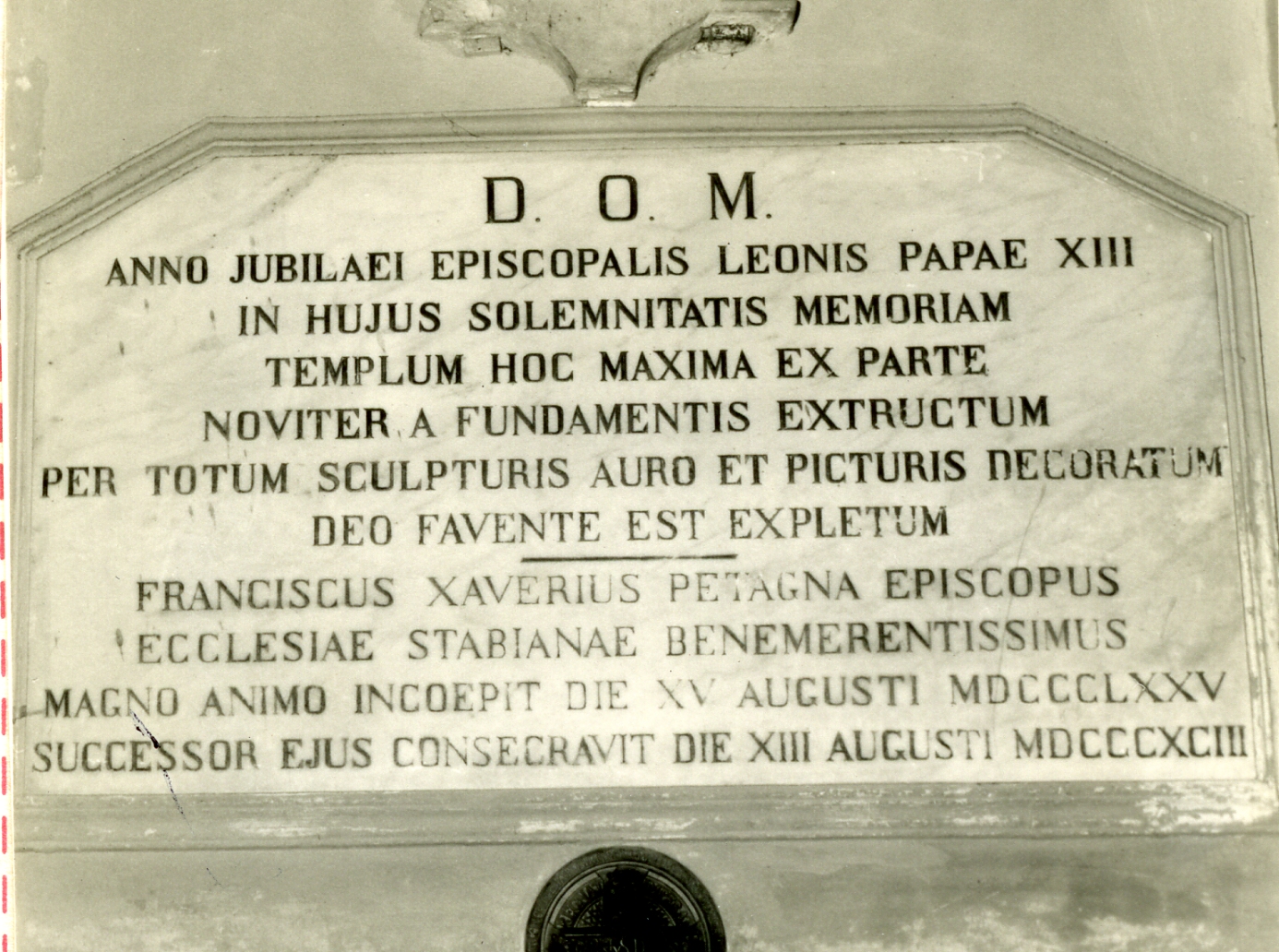 lapide - bottega napoletana (sec. XIX)