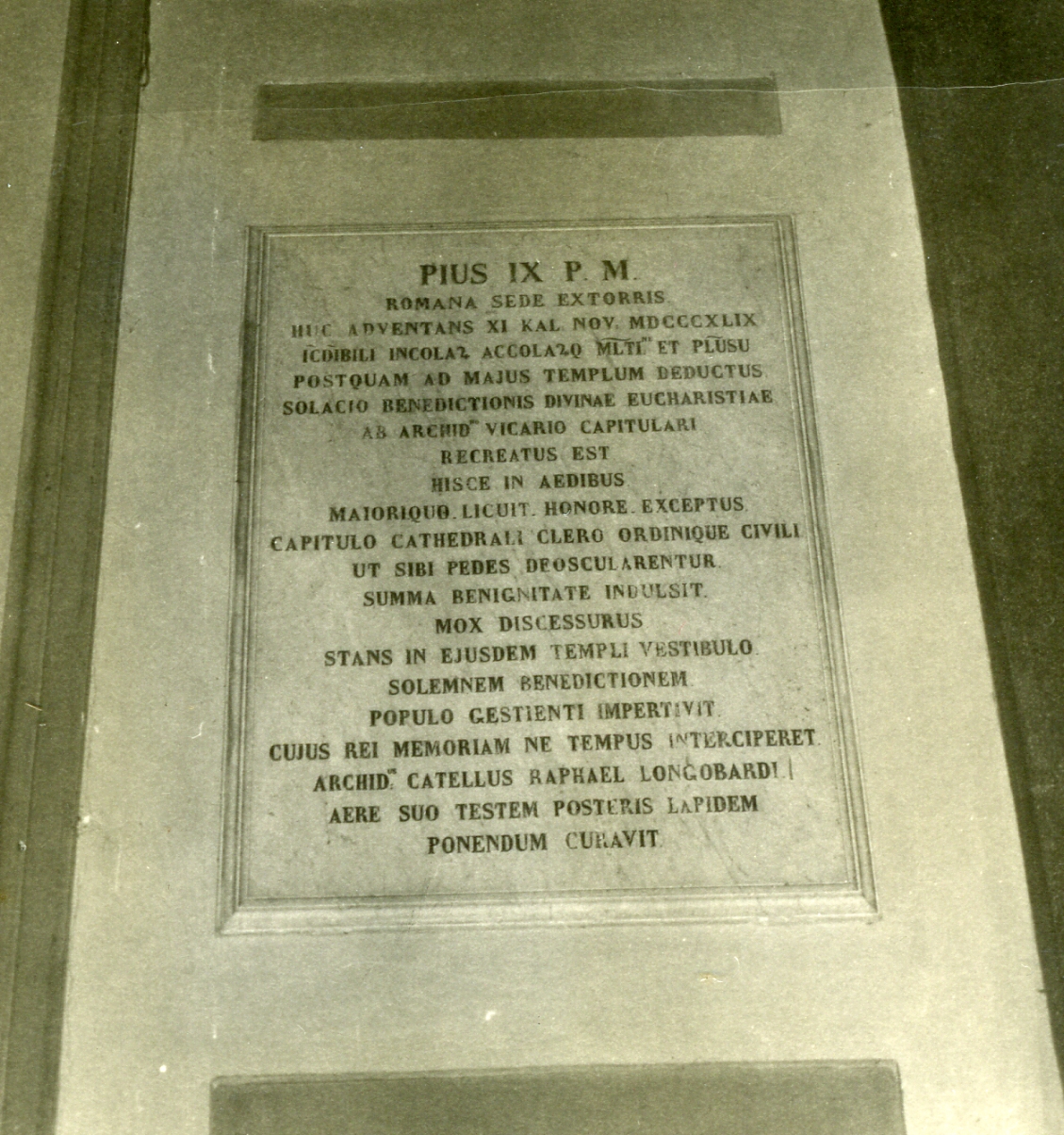 lapide - bottega napoletana (sec. XIX)