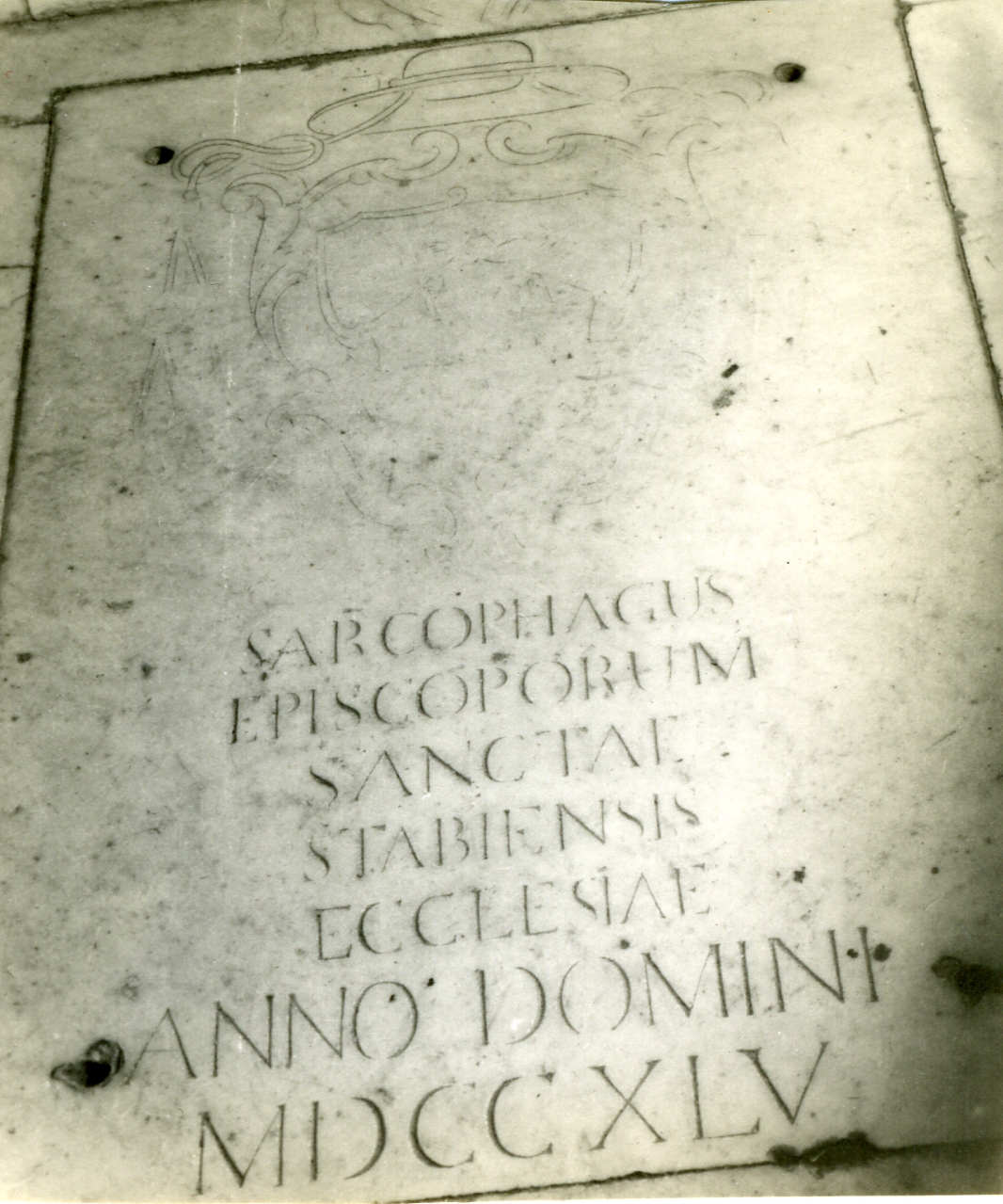 lapide - bottega napoletana (sec. XVIII)