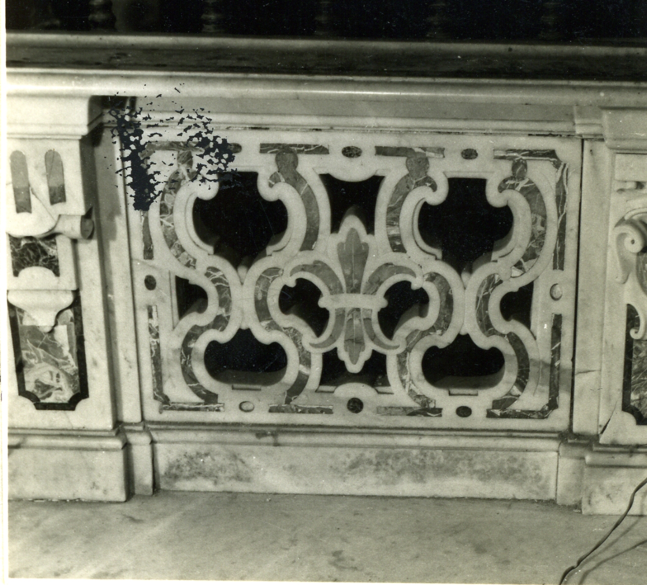 balaustrata - bottega napoletana (primo quarto sec. XVIII)