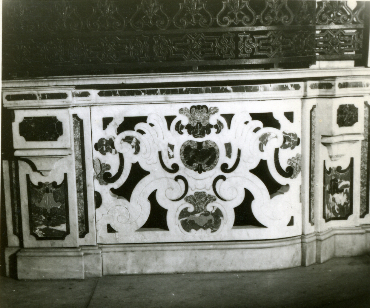 balaustrata, serie - bottega napoletana (metà sec. XVIII)