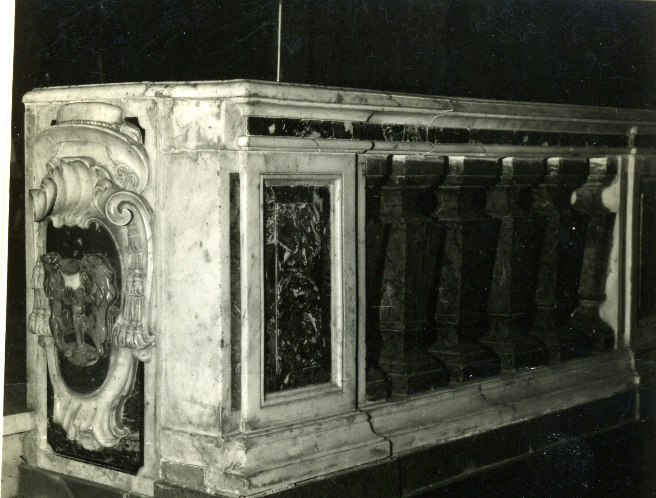 balaustrata - bottega napoletana (metà sec. XVIII)