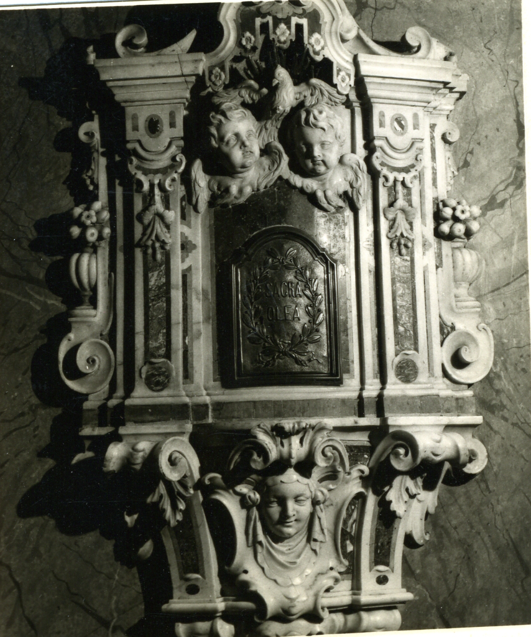 armadietto per oli santi - bottega napoletana (metà sec. XVIII)