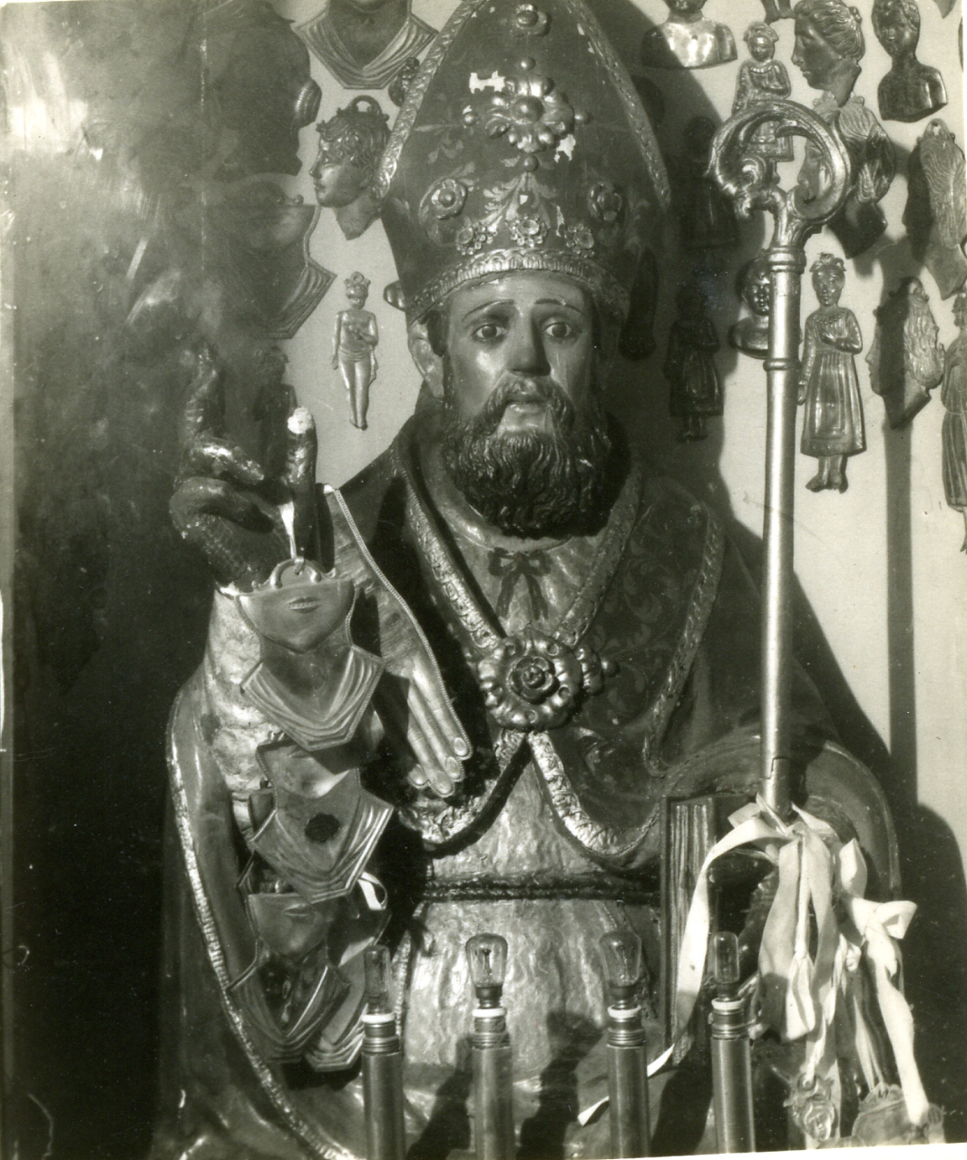 San Biagio (busto) - bottega napoletana (prima metà sec. XVII)