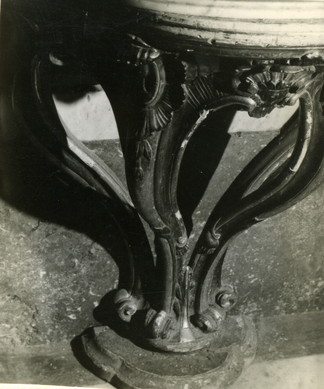 tavolino, serie - bottega napoletana (sec. XVIII)