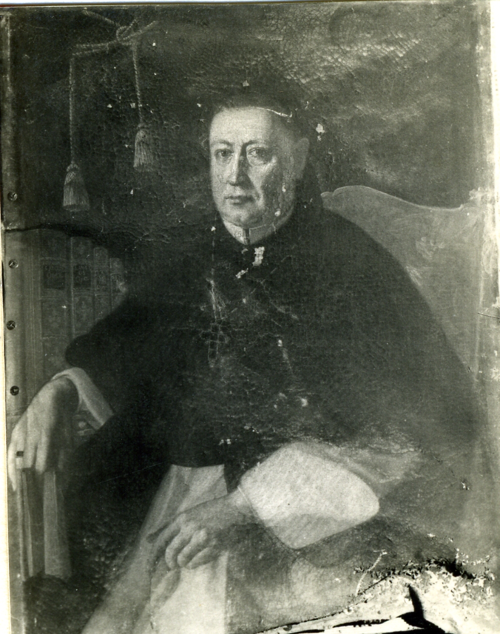 ritratto di monsignore Pio Tommaso Milante vescovo di Stabia (dipinto) di Bonito Giuseppe (sec. XVIII)