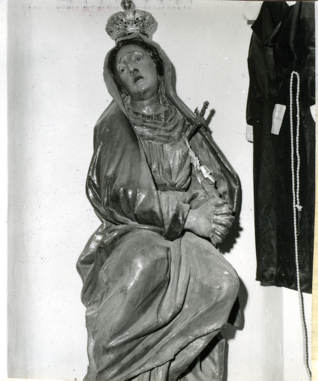 Madonna Addolorata (statua) - bottega napoletana (sec. XVIII)
