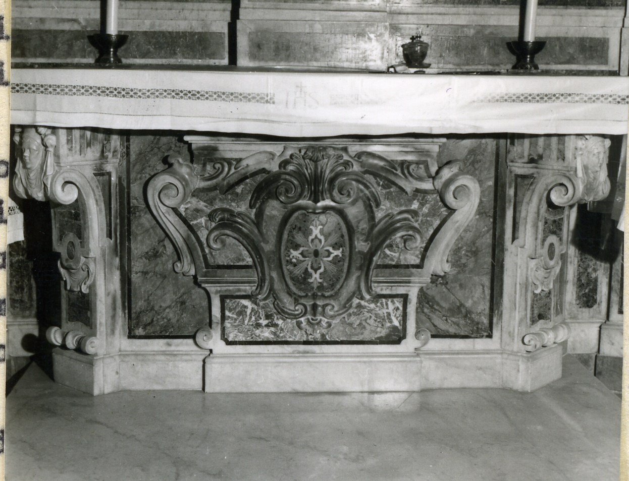 altare maggiore - bottega napoletana (sec. XVIII)