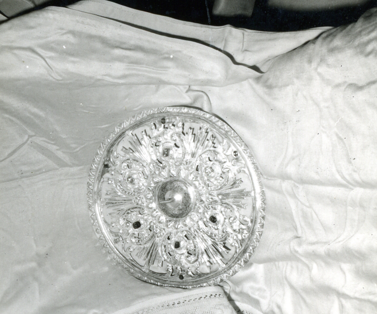 aureola di immagine sacra - bottega napoletana (sec. XVIII)