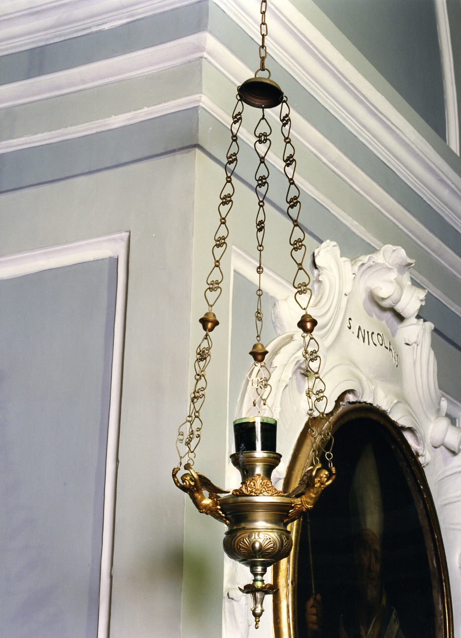 lampada pensile, serie - bottega campana (prima metà sec. XVIII)