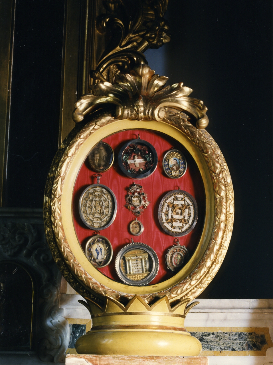 reliquiario - bottega napoletana (prima metà sec. XVII)