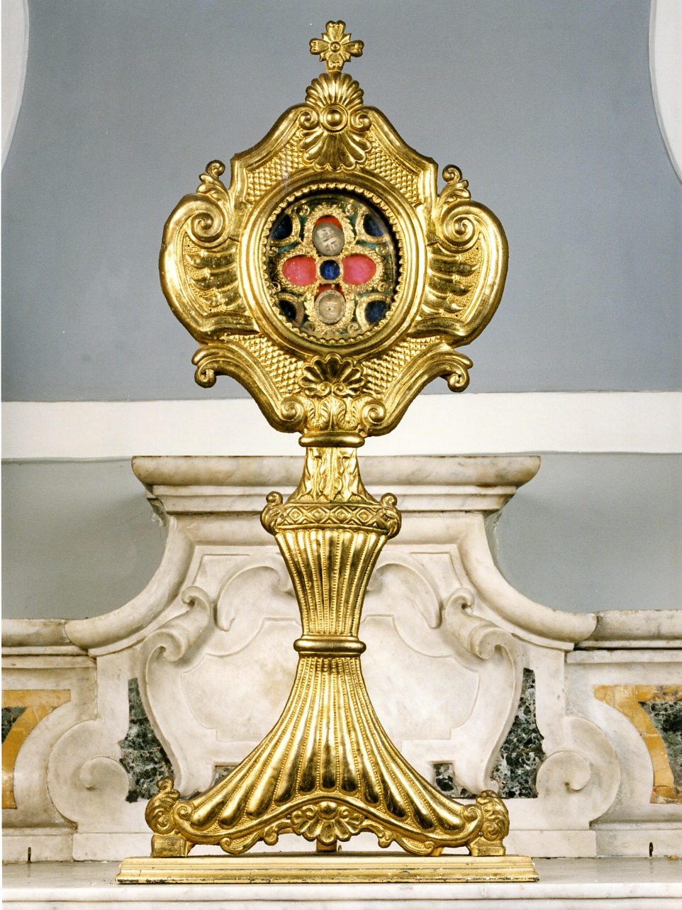 reliquiario - bottega campana (seconda metà sec. XVIII)