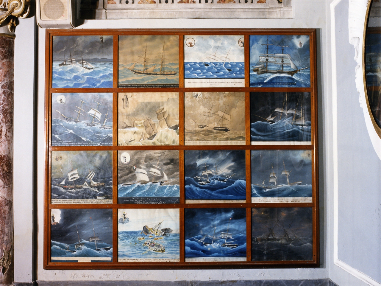 ex voto, serie - ambito napoletano (fine sec. XIX)