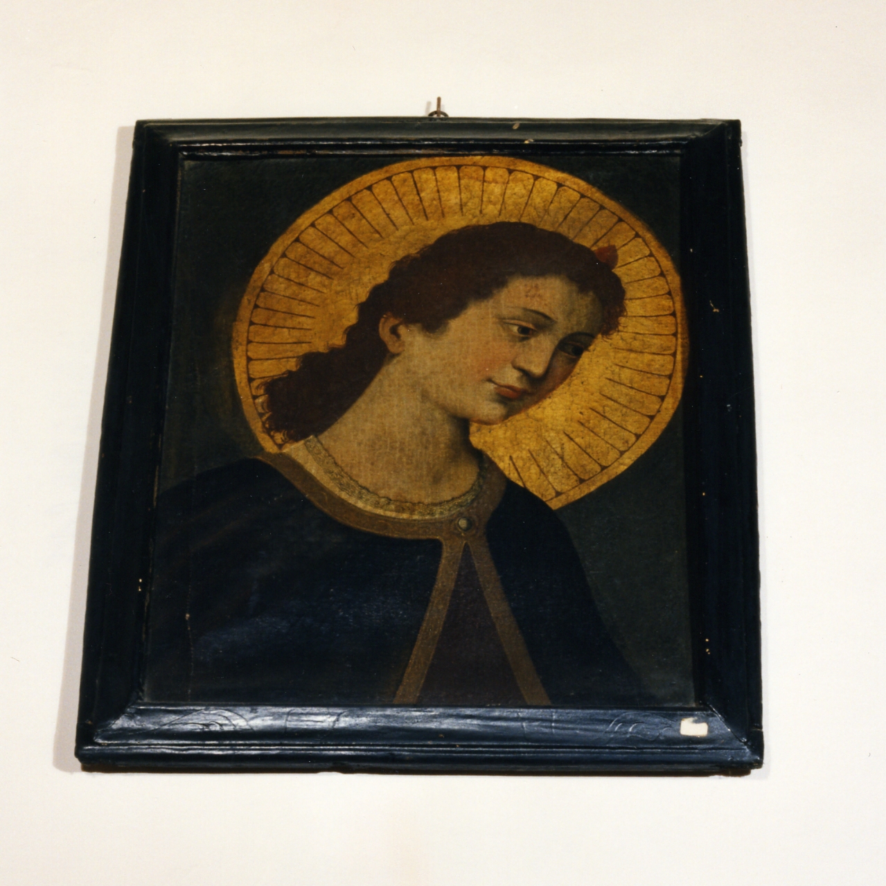 angelo annunciante (dipinto) - ambito napoletano (metà sec. XIX)