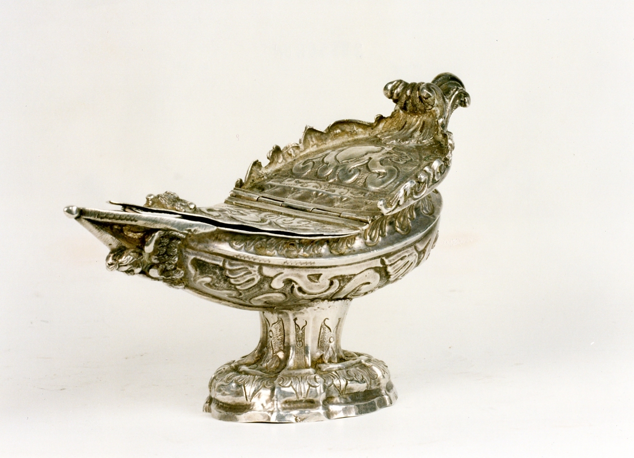 navicella portaincenso - ambito napoletano (seconda metà sec. XVIII)