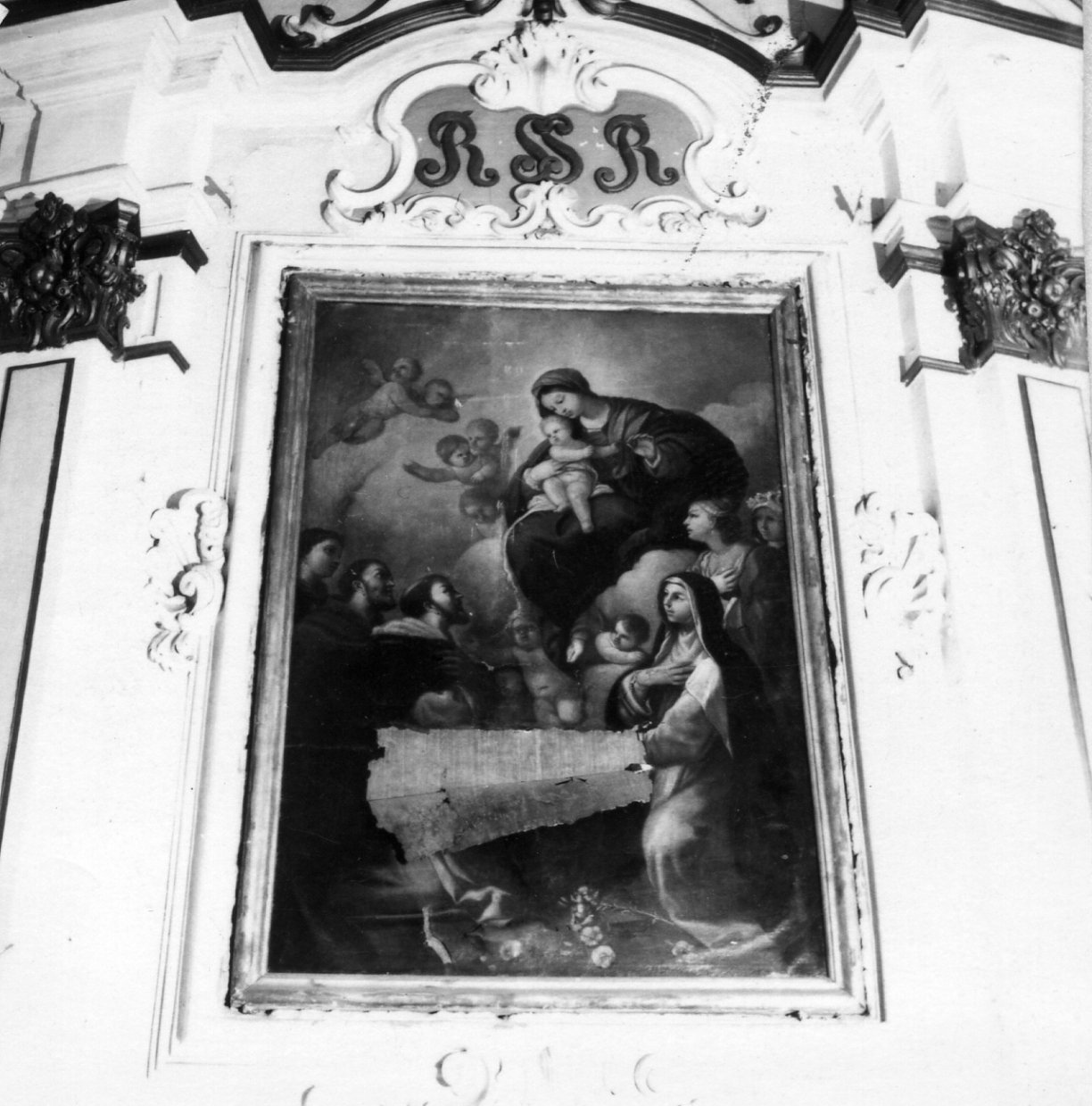 Madonna del Rosario (dipinto) - ambito napoletano (prima metà sec. XVIII)