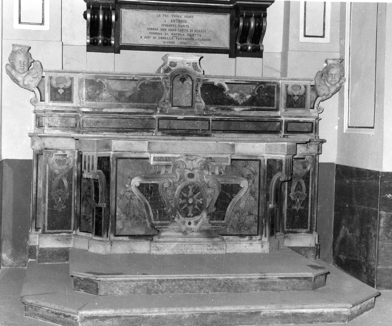 altare - bottega napoletana (fine sec. XVIII)