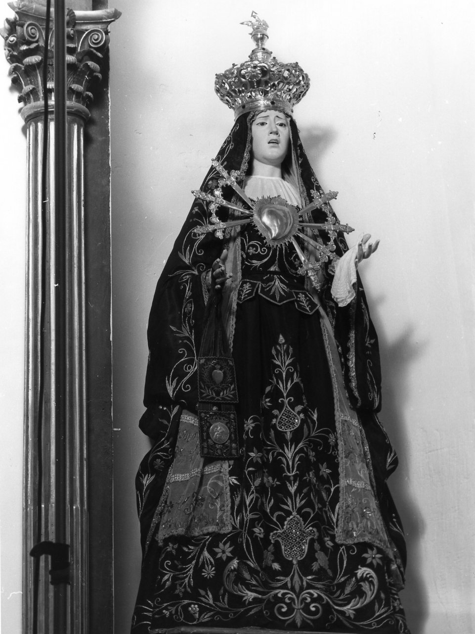 Madonna Addolorata (statua) - bottega napoletana (primo quarto sec. XX)