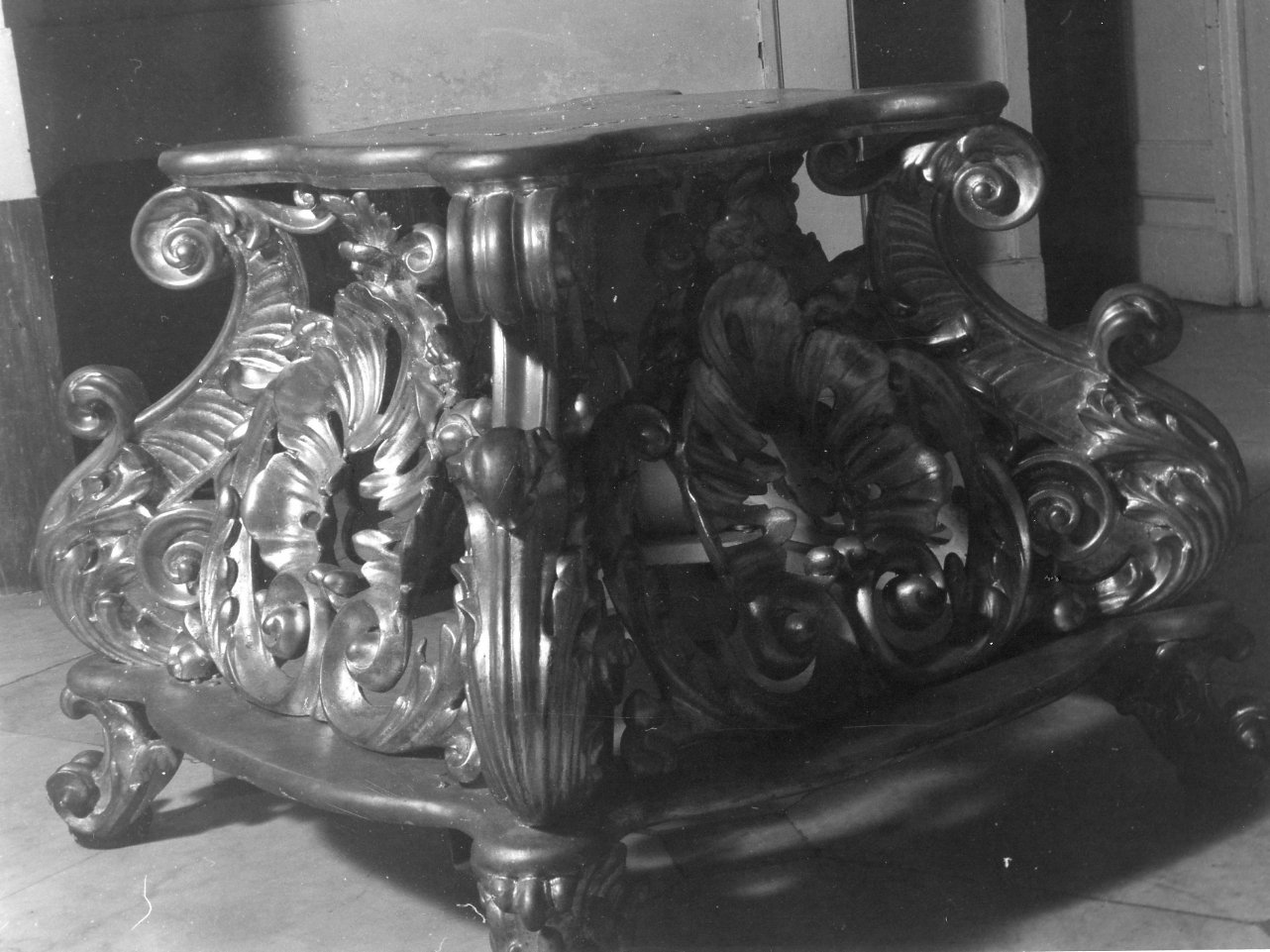 pedana - bottega napoletana (fine sec. XVIII)