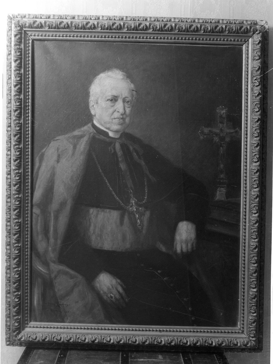 ritratto di cardinale (dipinto) - ambito napoletano (sec. XX)