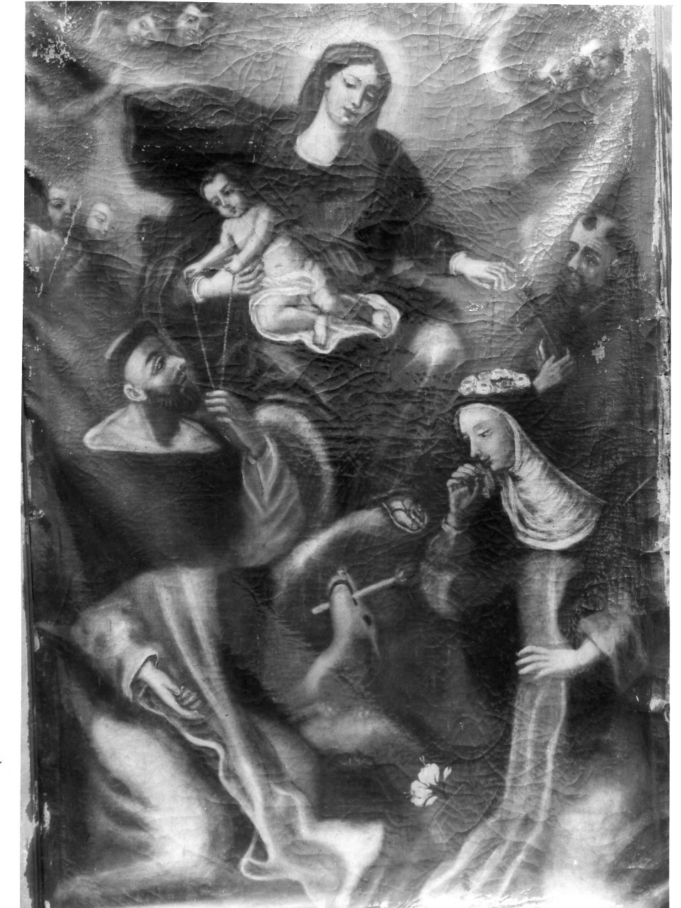 Madonna del Rosario (dipinto) - ambito napoletano (sec. XVIII)