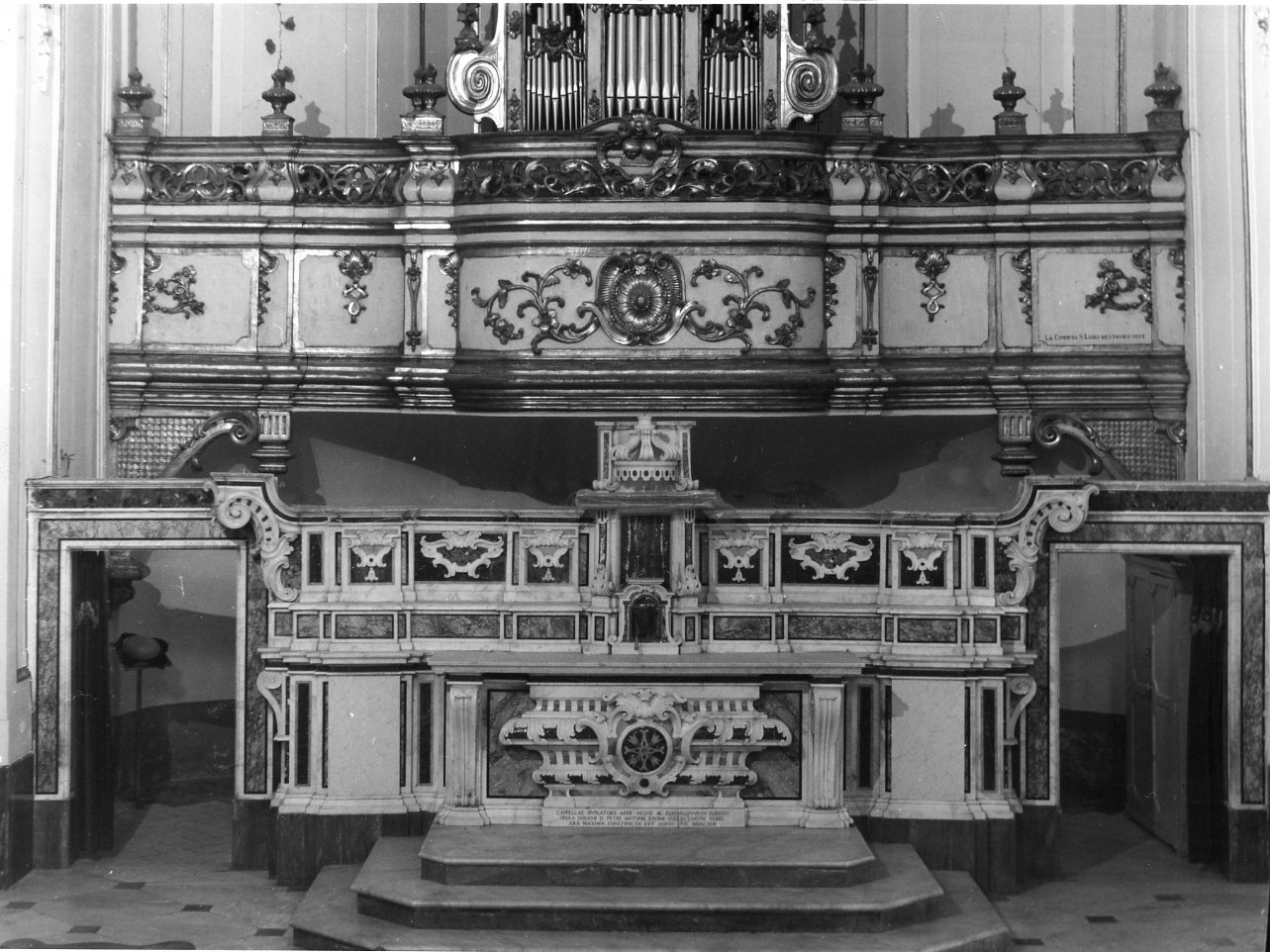altare maggiore - bottega napoletana (sec. XVIII)