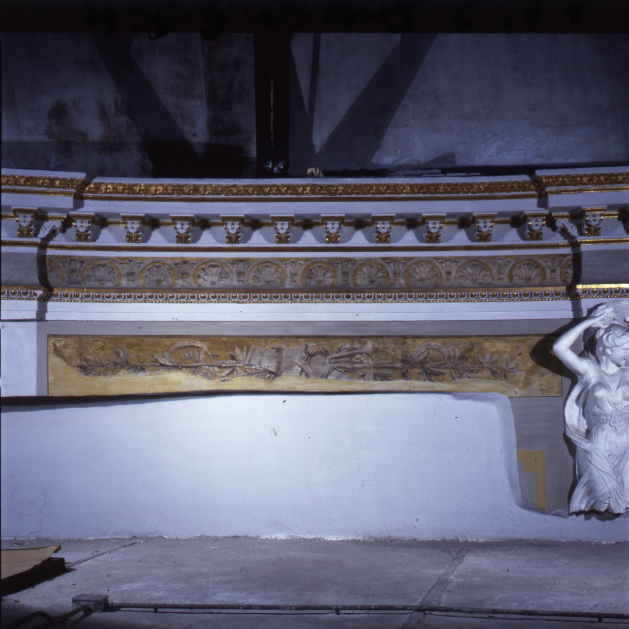 strumenti musicali (dipinto) - ambito napoletano (metà sec. XIX)