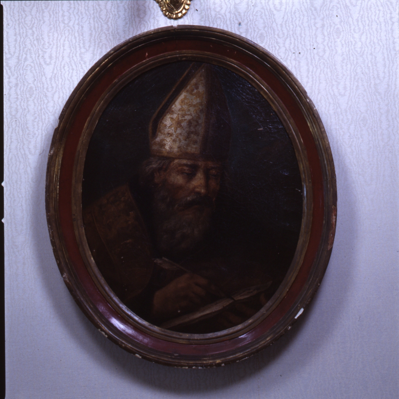 SANT'AGOSTINO (DIPINTO) - AMBITO NAPOLETANO (Prima metà SEC. XVII)