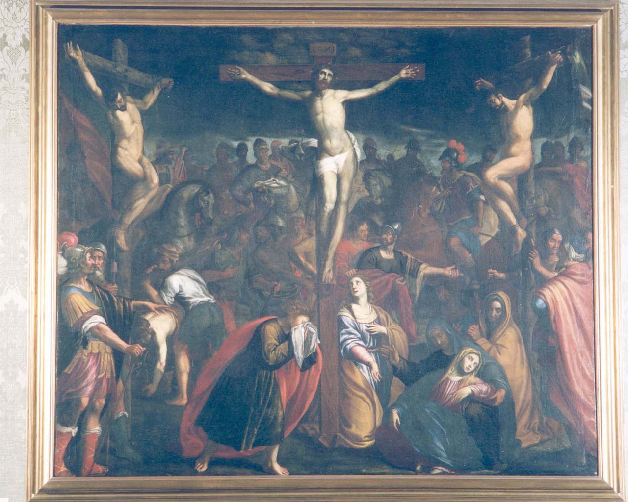 crocifissione di Cristo (dipinto) di Cresti Domenico (inizio sec. XVII)